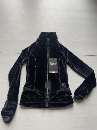 Thuono new fashion velvet jacket col. black 
